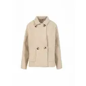 Coster Copenhagen Casaco meia-estação ' Sienna ' creme