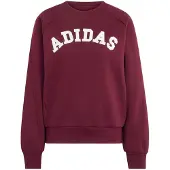 Adidas Sweatshirt de desporto cinzento claro / bordeaux