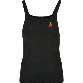 Urban Classics Top 'Strawberry Everyday' verde / vermelho / preto