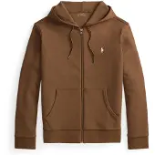 Ralph Lauren para homem. 710881517519 Moletom de malha dupla e zíper marrom (XL), Casual, Algodão