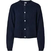 Pieces Casaco de malha 'PCSILLY' navy