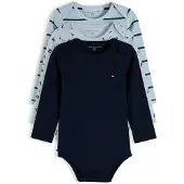 Tommy Hilfiger Macacão/Body 'ESS' marinho / azul claro / preto