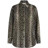Karl Lagerfeld Blusa ecru / castanho / preto