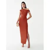 BWLDR Vestido 'FREYA' castanho