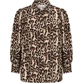 Kaffe Blusa 'Pedra' bege / castanho / preto