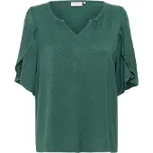 Kaffe Blusa 'KA Mona' verde escuro
