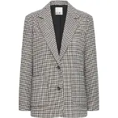 Ichi Blazer cinzento escuro / branco