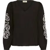 Cream Blusa 'Danielle' preto / branco