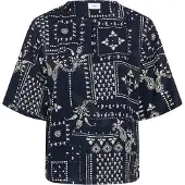 Saint tropez Blusa 'StephanieSZ' azul noturno / branco natural