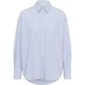 Kaffe Blusa 'KAAster' azul claro / cinzento / branco