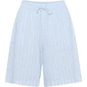 Kaffe Calças 'Sara' azul claro / branco