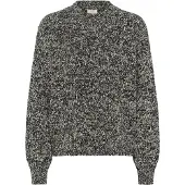 Kaffe Pullover preto / branco