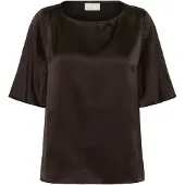 Kaffe Blusa 'KALotte' castanho escuro