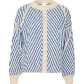 Kaffe Pullover 'Vera' bege / azul céu