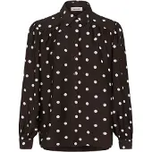 Soaked in luxury Blusa 'Idola Ebba' mocha / branco