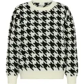 Kaffe Pullover 'Carol' preto / offwhite