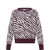 B.young Pullover bordeaux / branco
