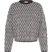 B.young Pullover castanho / branco