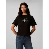 Calvin Klein Jeans Camisa preto / prata