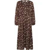 Culture Vestido 'Dotty ' castanho / branco