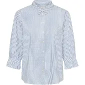 Cream Blusa 'CRAya' azul claro / branco