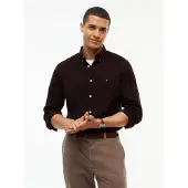 Tommy Hilfiger Camisa 'Flex' chocolate