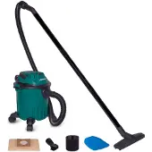 Vonroc Aspirador húmido e seco 1000W com tanque de 12L
