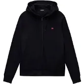 Napapijri Casaco em moletão 'BALIS' vermelho / preto / branco