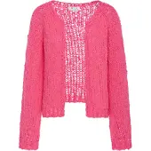 IZIA Casaco de malha rosa