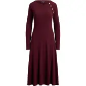 Ralph Lauren Vestido bordeaux