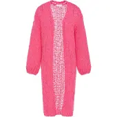 IZIA Casaco de malha rosa