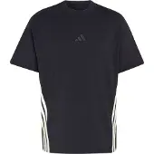 Adidas Camisa funcionais preto / branco