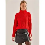 Bianco Lucci Pullover 'Pullover' vermelho