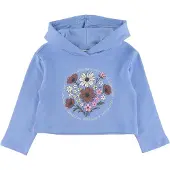 Name it Sweatshirt 'NKFVIALA' azure / amarelo claro / amora / branco