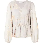Comma Blusa estuque / bege claro / laranja