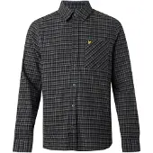 Lyle & Scott Camisa 'Tartan' azul / amarelo / preto / branco