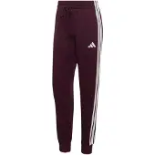 Adidas Calças de desporto vermelho vinho / branco