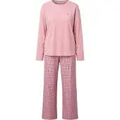 Tommy Hilfiger Underwear Pijama rosa / preto / branco