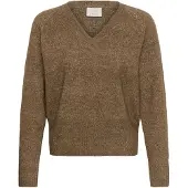 Kaffe Pullover bege mosqueado