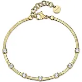 Brosway Gold-plated Bracciale Hadek with clear zircons Dreaming BIG15