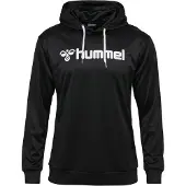 Hummel Sweatshirt de desporto preto / branco