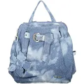 Desigual , Mochila pequena de ganga, Mulher, Azul, U