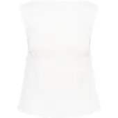 Kaffe Blusa 'KAbethany' branco / branco natural