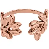 Purelei Anel 'Leaf' ouro rosa