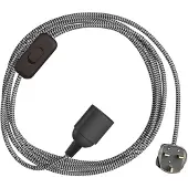 Creative Cables Porta-lâmpada Com Cabo Snakebis Shade Ready E27