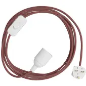 Creative Cables Porta-lâmpada Com Cabo Snakebis Shade Ready E14