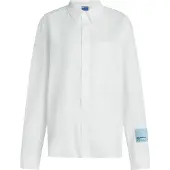 Karl lagerfeld JEANS Camisa 'KLJ X Pietro Terzini' preto / branco