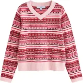 Next Pullover cor-de-rosa / rosa claro / carmesim / preto