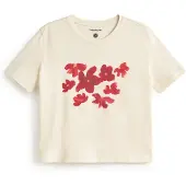 Thinking MU Camisa 'ZOWIE' vermelho / branco natural