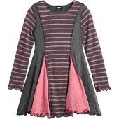 Desigual Vestido cinzento / rosa